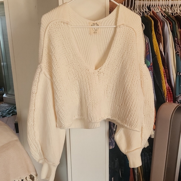 Free people cropped sweater - Picture 5 of 10